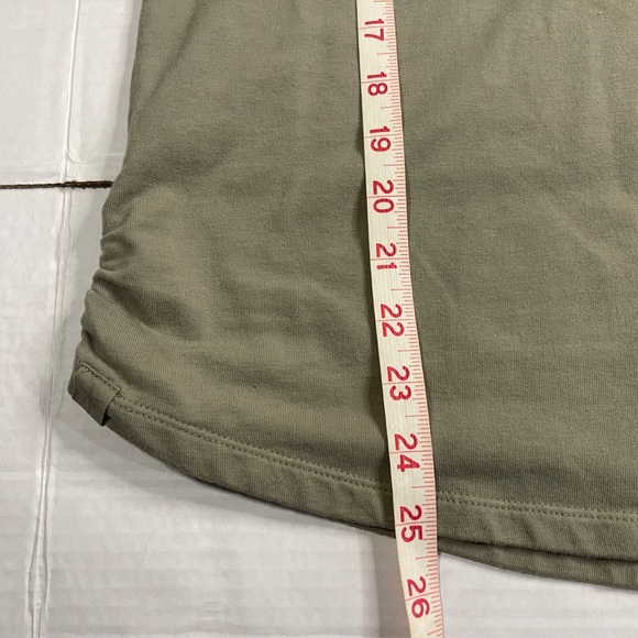 Barefoot Dreams Sweatshirt Women M Malibu Olive Green Luxe Lounge Scrunch Hoodie - Picture 5 of 8